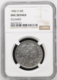 1900-O Barber Half Dollar, Unc Det, NGC (15445)