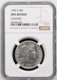 1902-S Barber Half Dollar, UNC Det, NGC (15449)