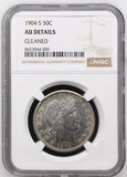 1904-S Barber Half Dollar, AU Details, NGC (15244).