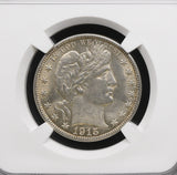 1915-S Barber Half Dollar, Unc Details,  NGC. (16929)