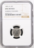 1892-O Barber Dime, Unc Details, NGC (17006)