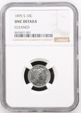 1895-S Barber Dime, Unc Details NGC (17009) Key Date
