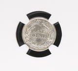 1910-D Barber Dime, MS62, NGC (17058)