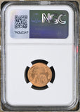 1955 Lincoln Wheat Cent, MS66RD NGC (3262616) Stock photo
