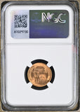 1955-S Lincoln Wheat Cent, MS66RD NGC (3262617) Stock photo