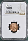 1946 Lincoln Wheat Cent, MS66RD NGC (326267) Stock photo