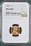 1956 Lincoln Wheat Cent, MS66RD NGC (3262618) Stock photo