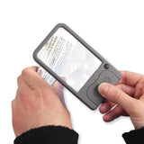 Multi Power LED Lite Pocket Magnifier 2.5x/4.5x/6x