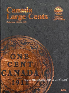 Whitman Canadian Large Cent Folder - 1858-1920