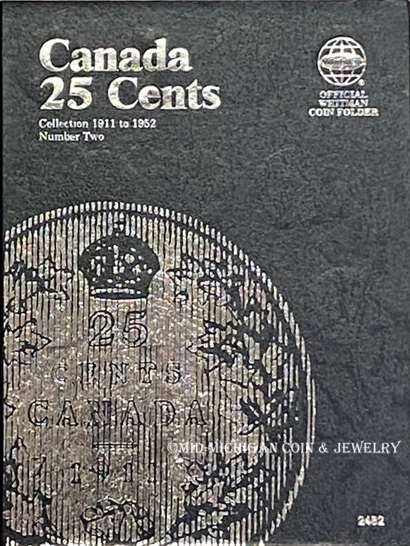 Whitman Canadian 25 Cent Vol. 2 Folder, 1911-1952