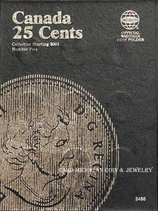 Whitman Canadian 25 Cent Vol. 5 Folder, Starting 2001
