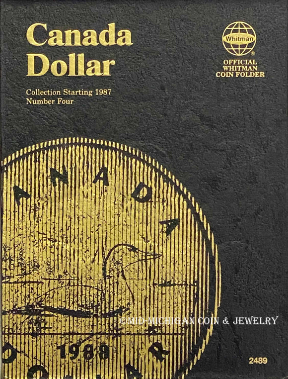 Whitman Canadian Dollar Vol. 4 Folder, Starting 1987