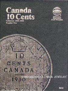 Whitman Canadian 10 Cent Vol. 1 Folder, 1858-1936
