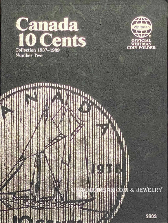 Whitman Canadian 10 Cent Vol. 2 Folder, 1937-1989
