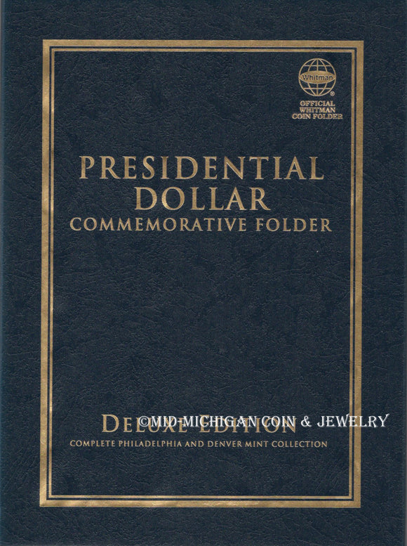 Presidential Commemorative Dollar Folder Deluxe Edition, P & D