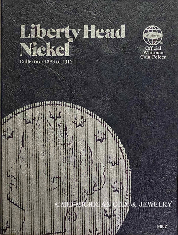 Liberty Head Nickel Whitman Folder, 1883-1912