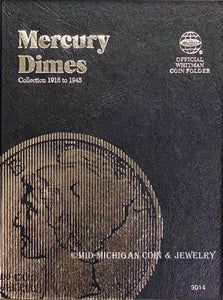 Mercury Dime Whitman Folder, 1916-1945