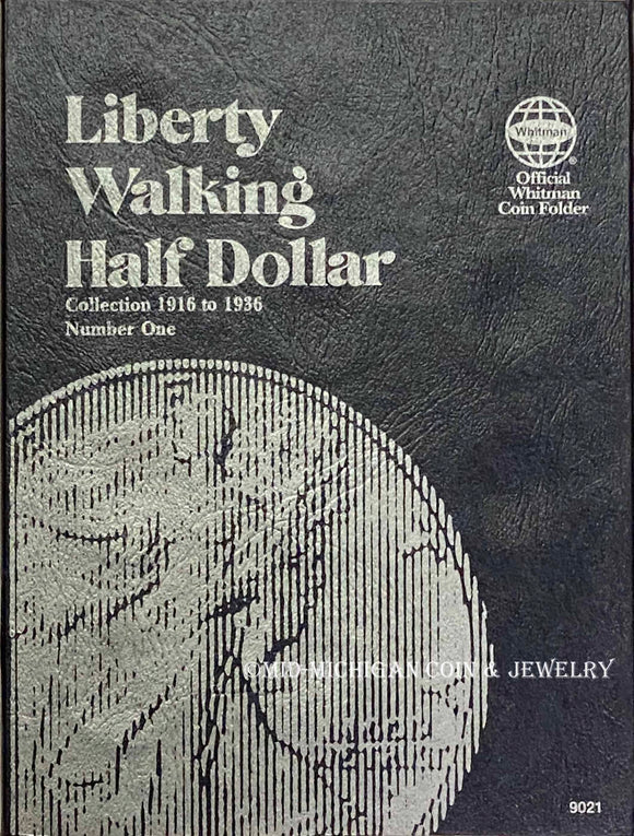 Walking Liberty Half Dollar Vol. 1 Whitman Folder, 1916-1936