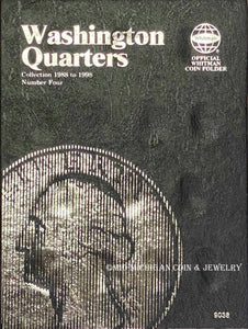 Washington Quarter Vol. 4 Whitman Folder, 1988-1998