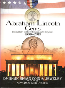Lincoln Cents Folder – From Birth to Bicentennial and Beyond, 1909-2010