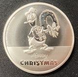 Christmas 2022 Donald Duck 1oz Silver Round