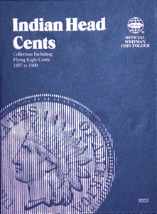 Indian Head Cents Whitman Folder, 1857-1909