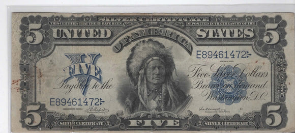 1899 $5 Silver Certificate VF