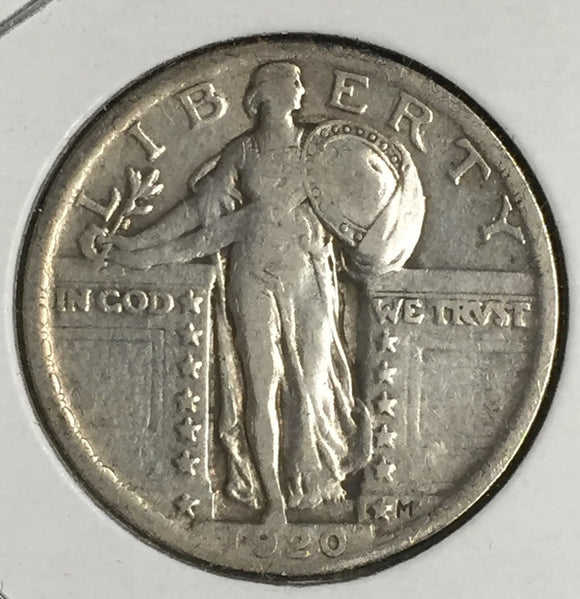 1920 Standing Liberty Quarter VF