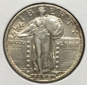 1926 Standing Liberty Quarter Choice AU