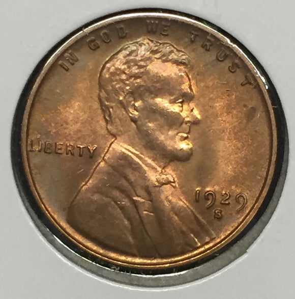1929-S Lincoln Cent MS63RD