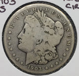 1903-S Morgan Silver Dollar VG