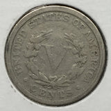1887 Liberty V Nickel Good