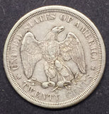 1875-S 20CT Piece, XF