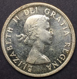 1958 Canadian Silver Dollar, Uncirculated