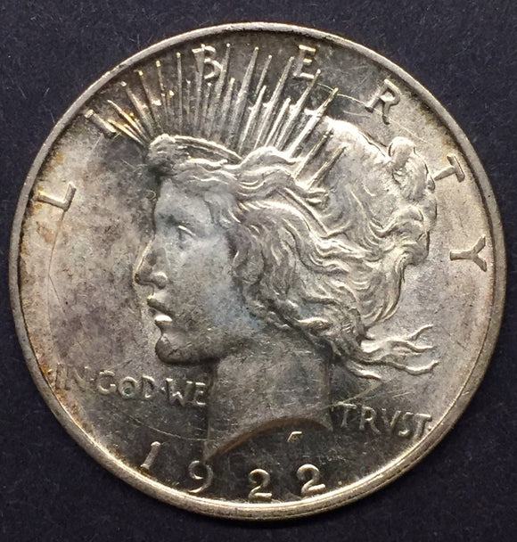 1922-D Peace Dollar, MS-63