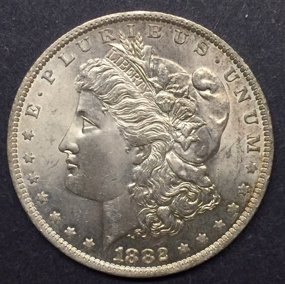 1882-O Morgan Silver Dollar, MS-62