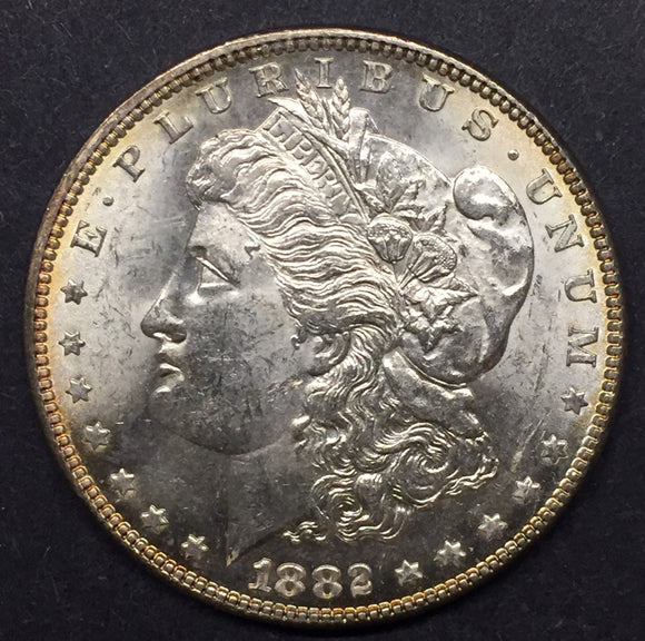 1882 Morgan Silver Dollar MS62