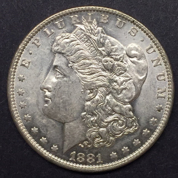 1881-O Morgan Silver Dollar, MS-63