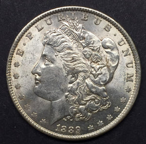 1889 Morgan Silver Dollar, MS62