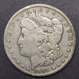 1891-CC Morgan Silver Dollar, Fine
