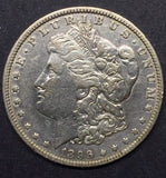 1896-O Morgan Silver Dollar, AU
