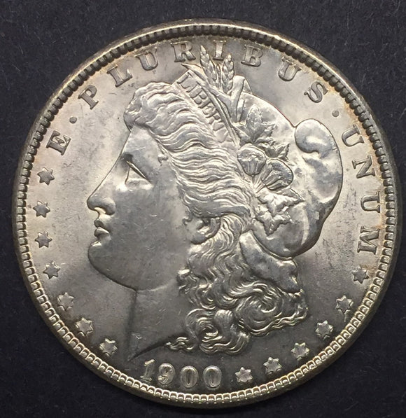 1900 Morgan Silver Dollar, MS62+