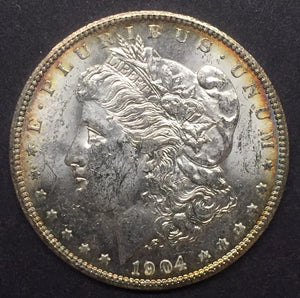 1904-O Morgan Silver Dollar, MS63