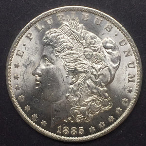 1885-O Morgan Silver Dollar, MS63