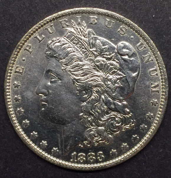 1883-O Morgan Silver Dollar, MS-62
