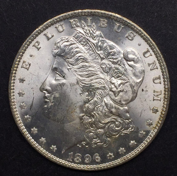 1896 Morgan Silver Dollar, MS-63+