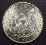 1890-S Morgan Silver Dollar, MS62+