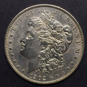 1902 Morgan Silver Dollar, MS-60