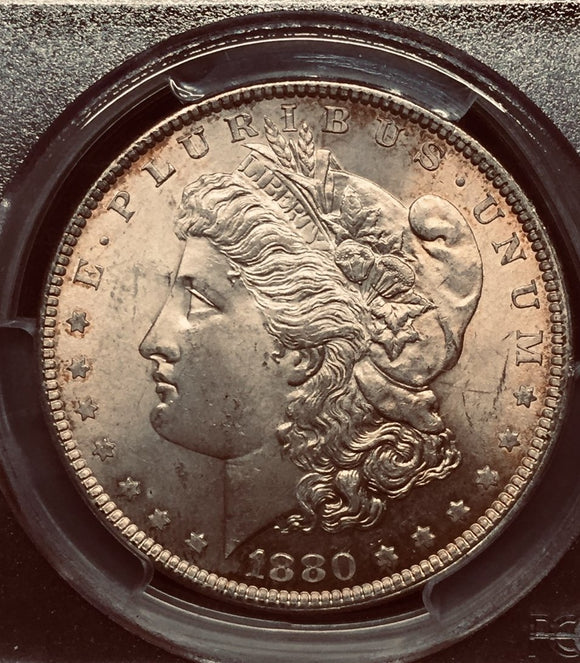 1880 Morgan Silver Dollar, MS63 PCGS