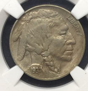 1937-D 3-Leg Buffalo Nickel, AU58 NGC